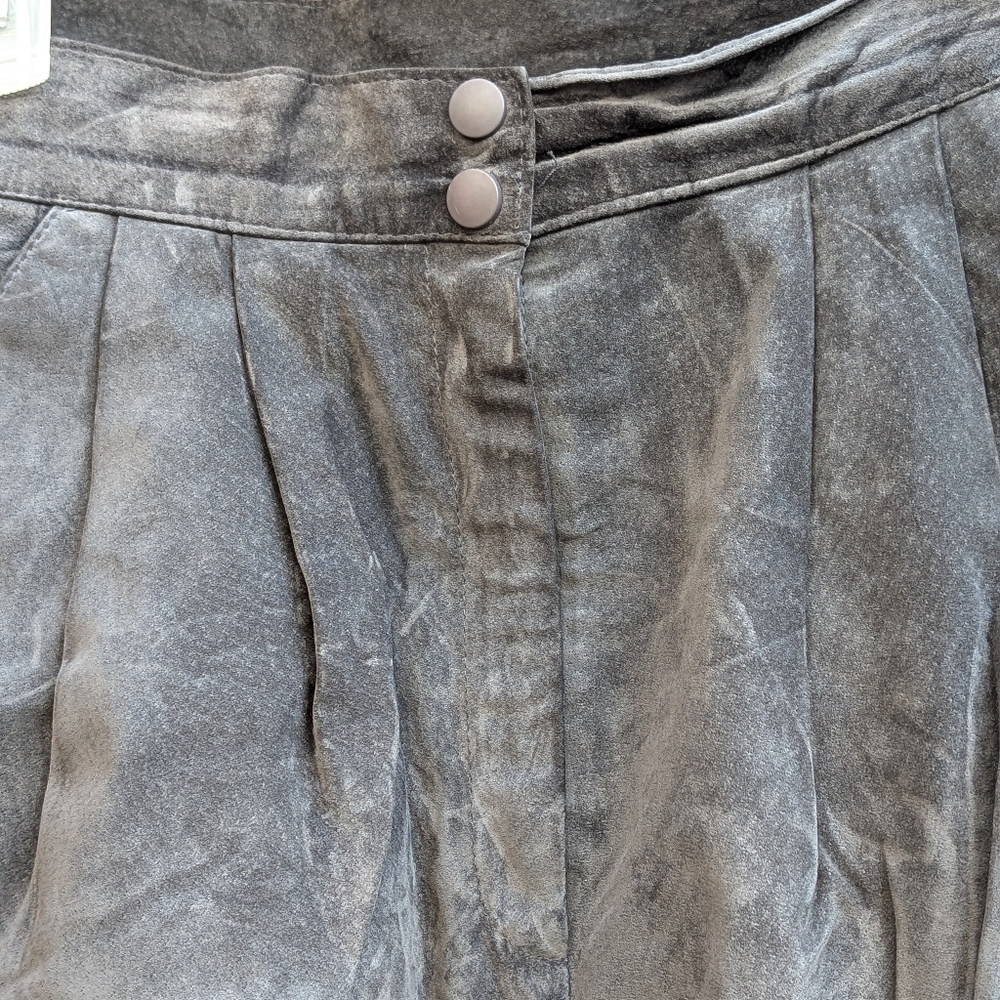 Danier Vintage Suede Gray Pants - Picture 13 of 14